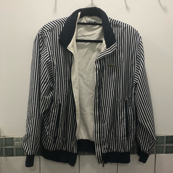 Vintage Lacoste Pinstripe Jacket - Picture 3 of 7